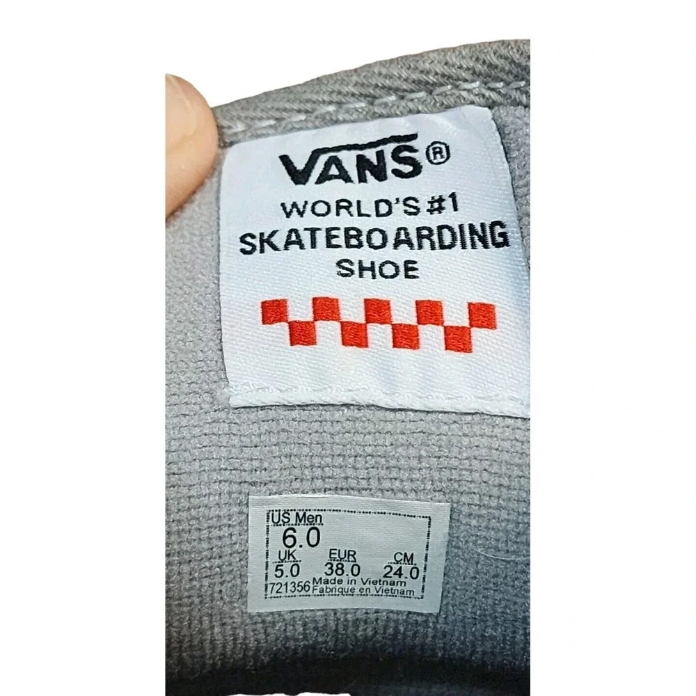 Vans Chukka Low Denim Gray Men's Size 6 VGC Lace-up Sneakers‎ Tennis Shoes